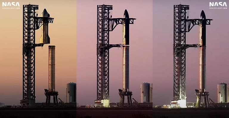 SpaceX rapidly stacks Starship and Super Heavy with ‘Mechazilla’