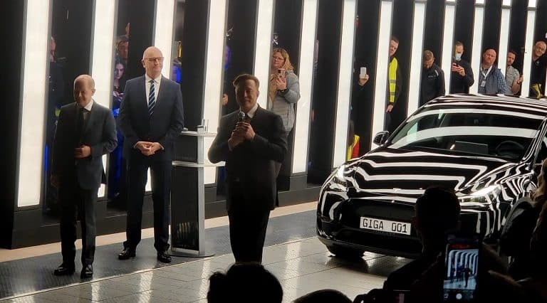 German officials’ and Elon Musk’s speeches on Tesla Giga Berlin’s opening event highlight a message of hope