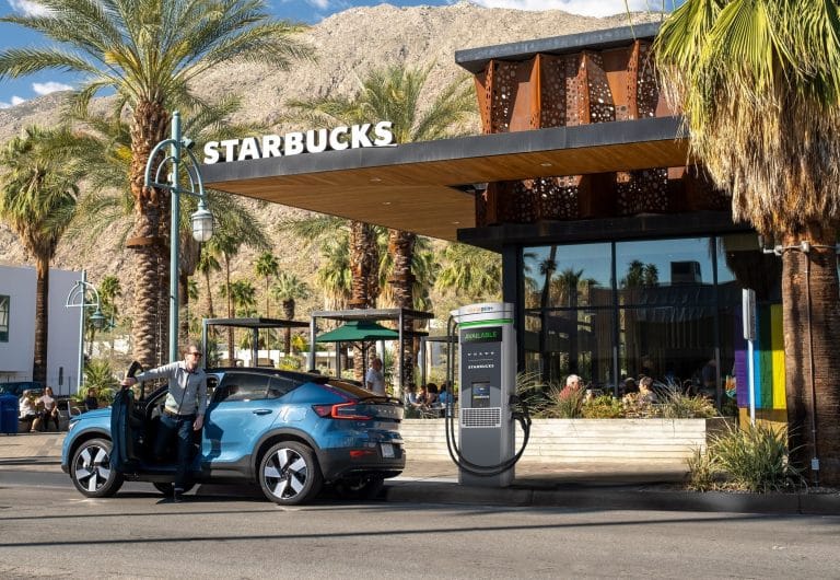 Volvo teams with Starbucks to install EV charging network at U.S. locations
