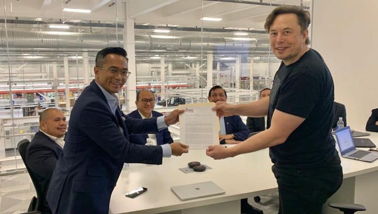 Tesla’s Elon Musk meets with delegation from Indonesia at Giga Texas to discuss potential nickel deal