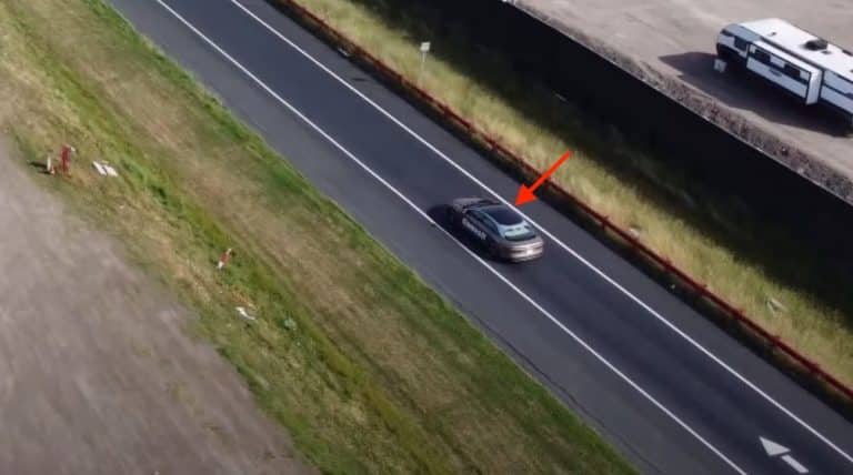 Tesla spotted benchmark testing the Lucid Air in Fremont Factory’s test track