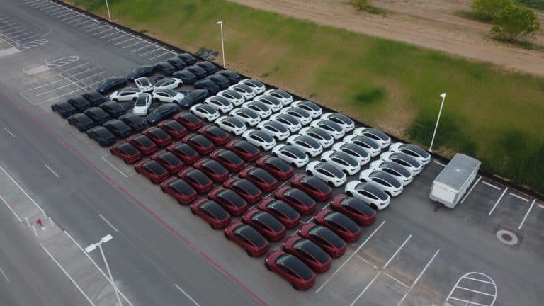 Tesla’s Lone Star flag Model Y formation in Giga Texas has been completed