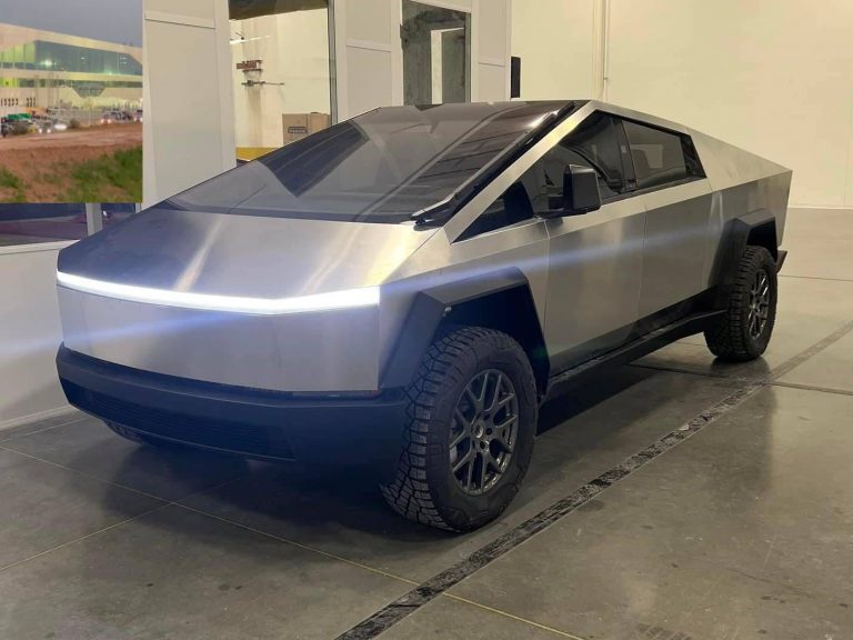 Tesla Cybertruck arrives at Giga Texas in time for Cyber Rodeo grand opening