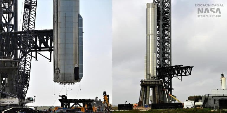 SpaceX Super Heavy booster returns to launch pad after major repairs