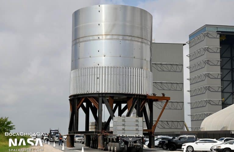 SpaceX rolls out Starship tank prototype to test upgraded domes