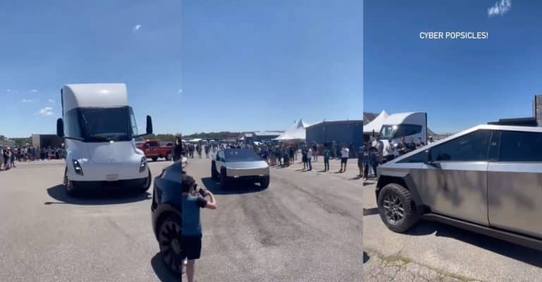 Tesla Cybertruck and Semi look future-proof in recent Michigan Speedway event