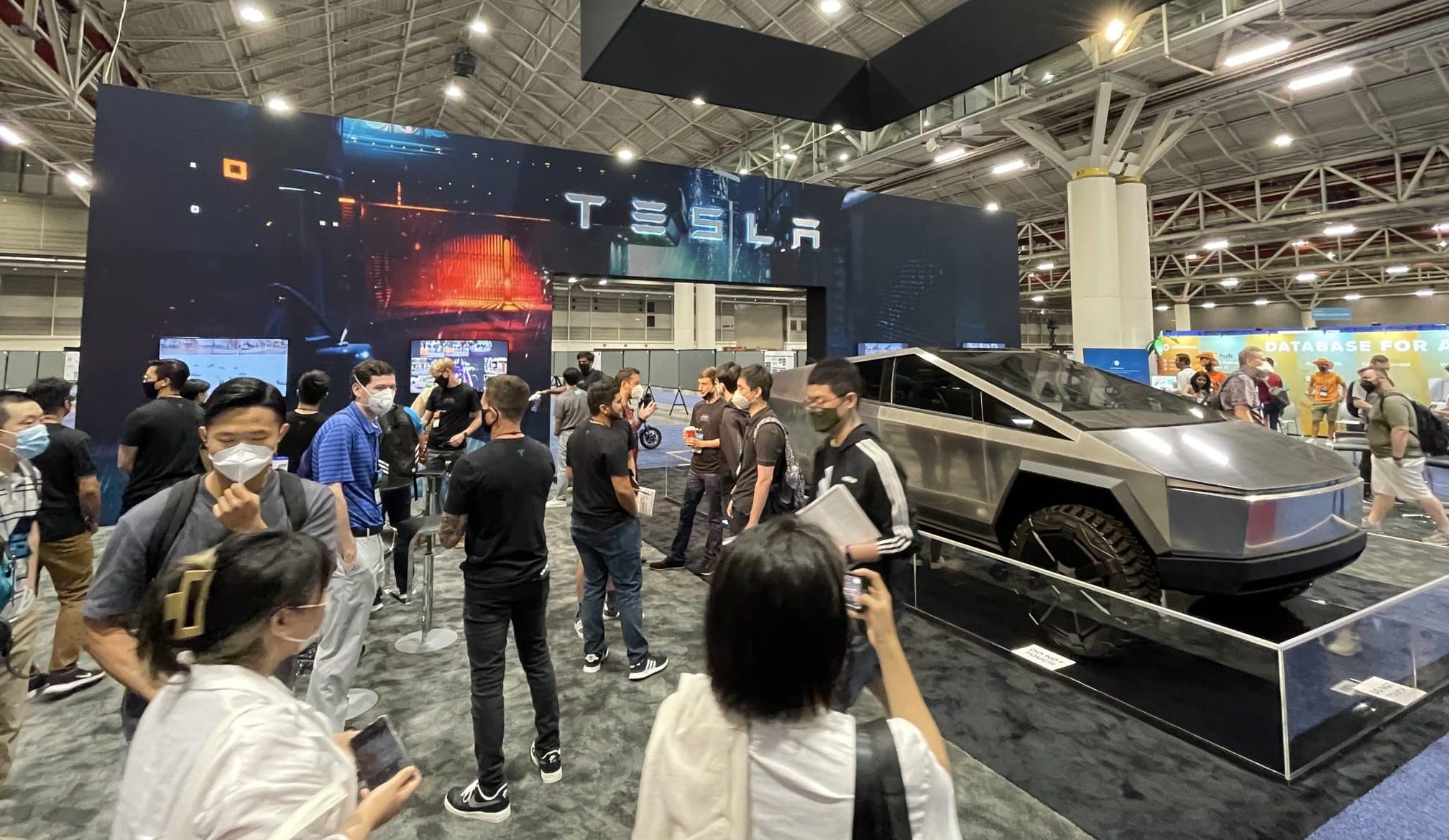 Tesla’s original Cybertruck prototype stuns at CVPR 2022 Conference