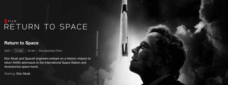 Return To Space documentary nominated for an Emmy
