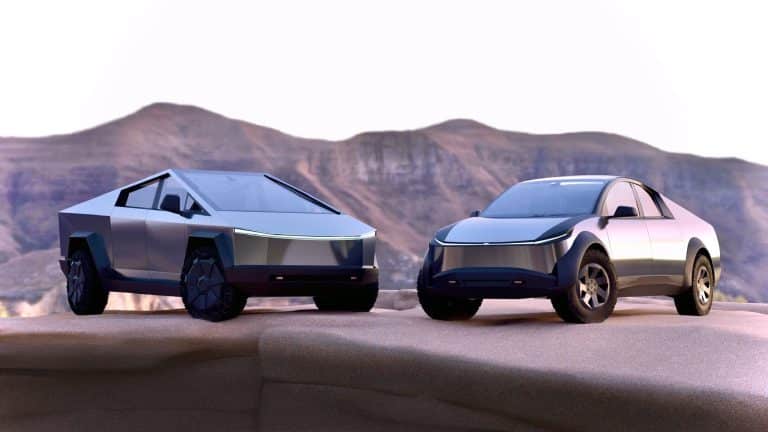 Tesla “Cybertruck Mini” rendered on Model Y template — it surprisingly works