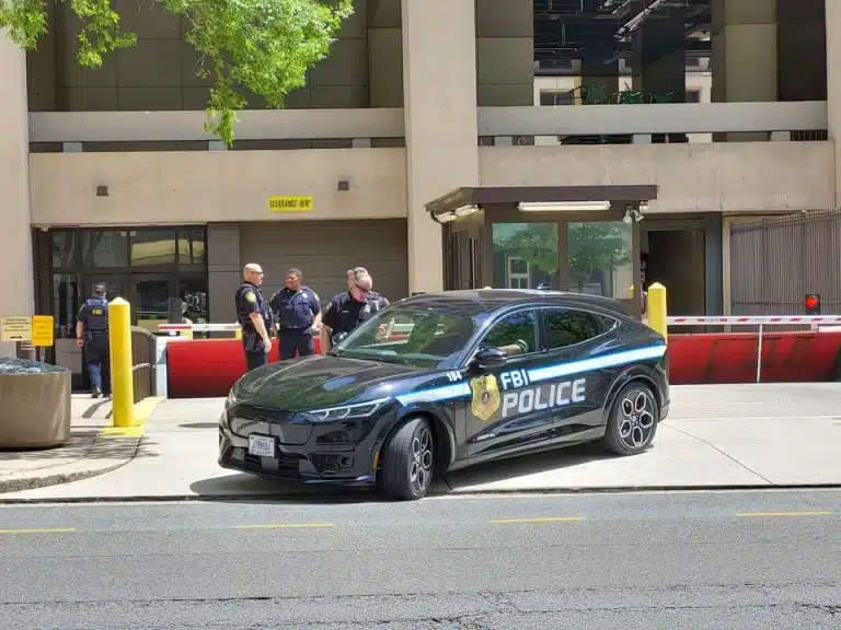Ford Mustang Mach-E spotted being used by the FBI