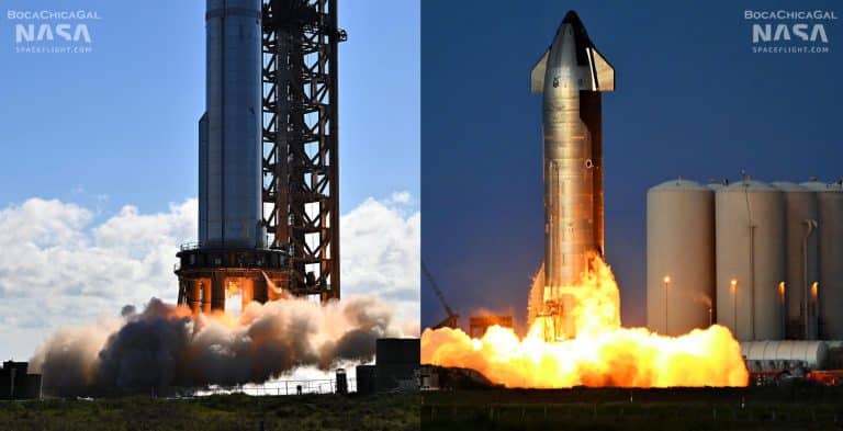 SpaceX fires up Starship and Super Heavy booster hours apart