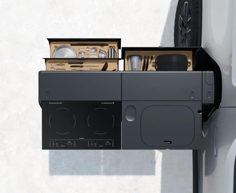 Rivian is redesigning the R1T’s trademark Camp Kitchen