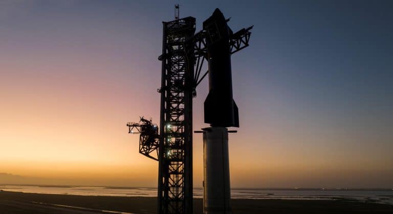 SpaceX fully stacks Starship rocket for the first time in six months