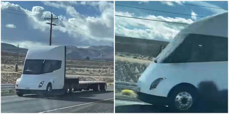 Tesla Semi units spotted testing on-road near Nevada production plant