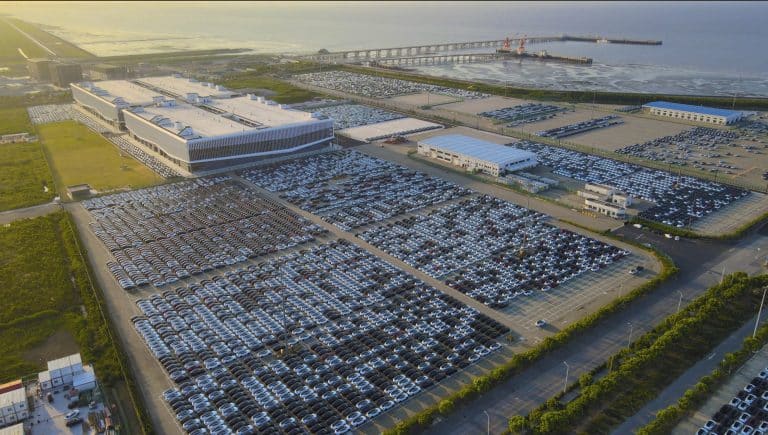 Tesla is China’s top NEV exporter for October