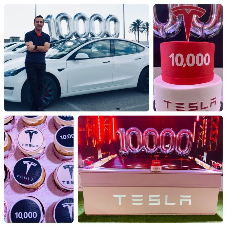 Tesla celebrates 10,000 deliveries in Israel