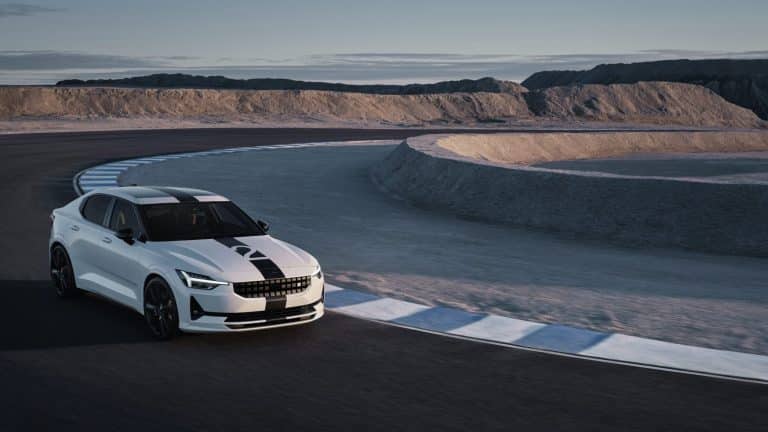 Polestar shows off new performance model on track