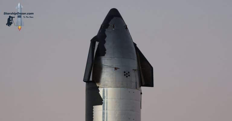 SpaceX installs new Starship on static fire test stand