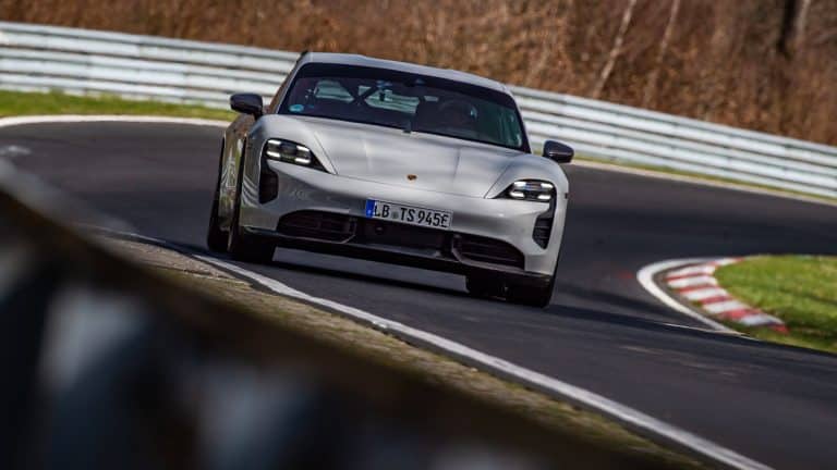 Porsche Taycan facelift with expected 1,000 hp and 3 motors already being tested