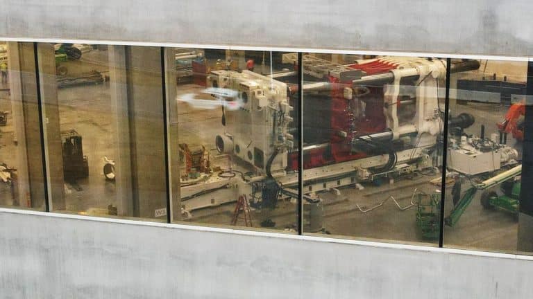 Tesla Cybertruck 9,000-ton Giga Press assembly ramps in Giga Texas