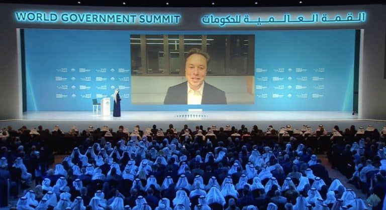 Elon Musk slams idea of “world government” at World Government Summit