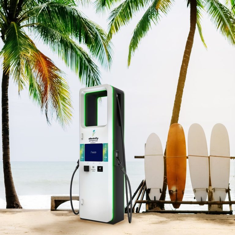 Electrify America places its first EV charger on Hawaii, its 47th state
