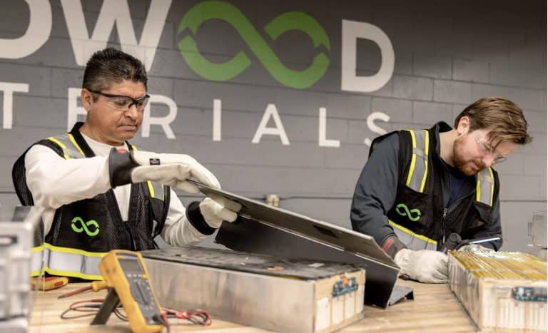 Redwood Materials recovers ~95% of metals from EOL battery packs
