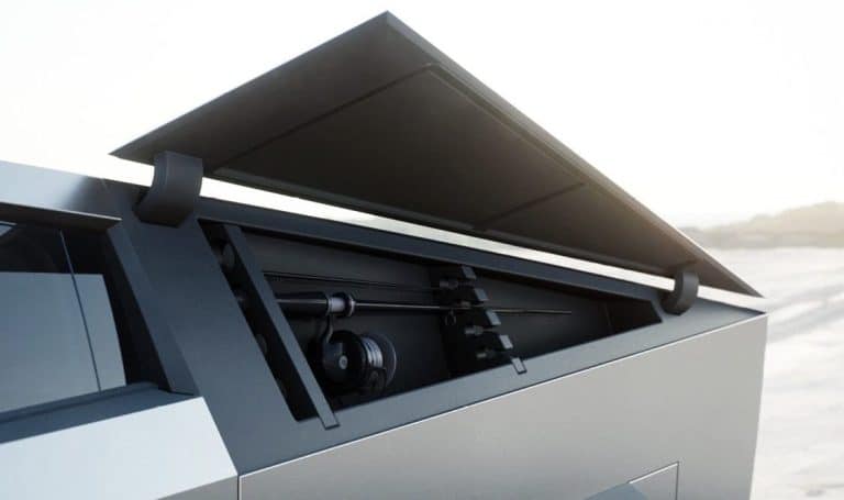 Tesla China official magazine hints Cybertruck production will retain sail pillar storage