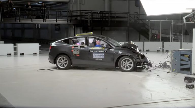 Tesla Model Y, Ford Mustang Mach-E top IIHS most recent crash safety tests