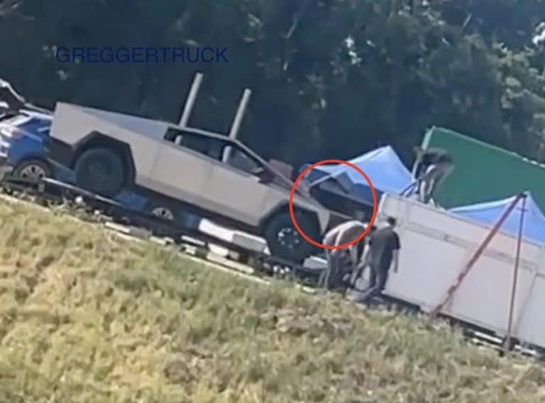 Tesla Cybertruck Mega Frunk confirmed in production beta photo