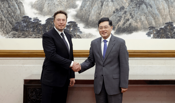 Tesla CEO Elon Musk meets with Chinese Foreign Minister during China visit