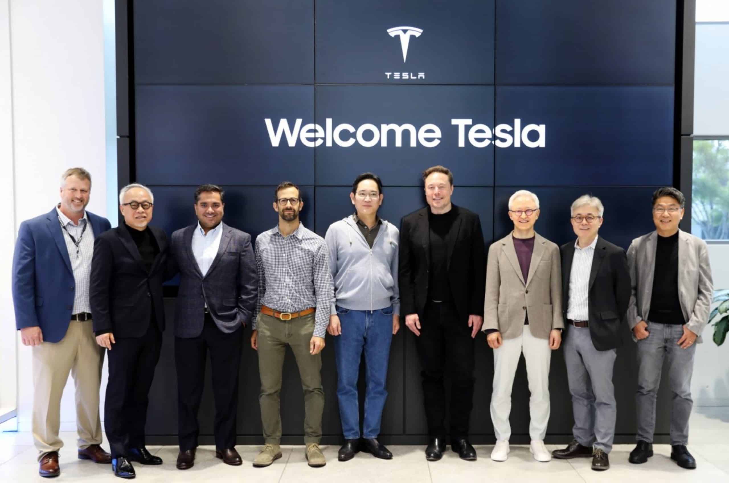Tesla and Samsung Electronics execs meet to discuss potential