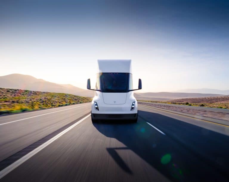 Tesla Semi Spotted Testing Full-Self Driving Near Giga Nevada
