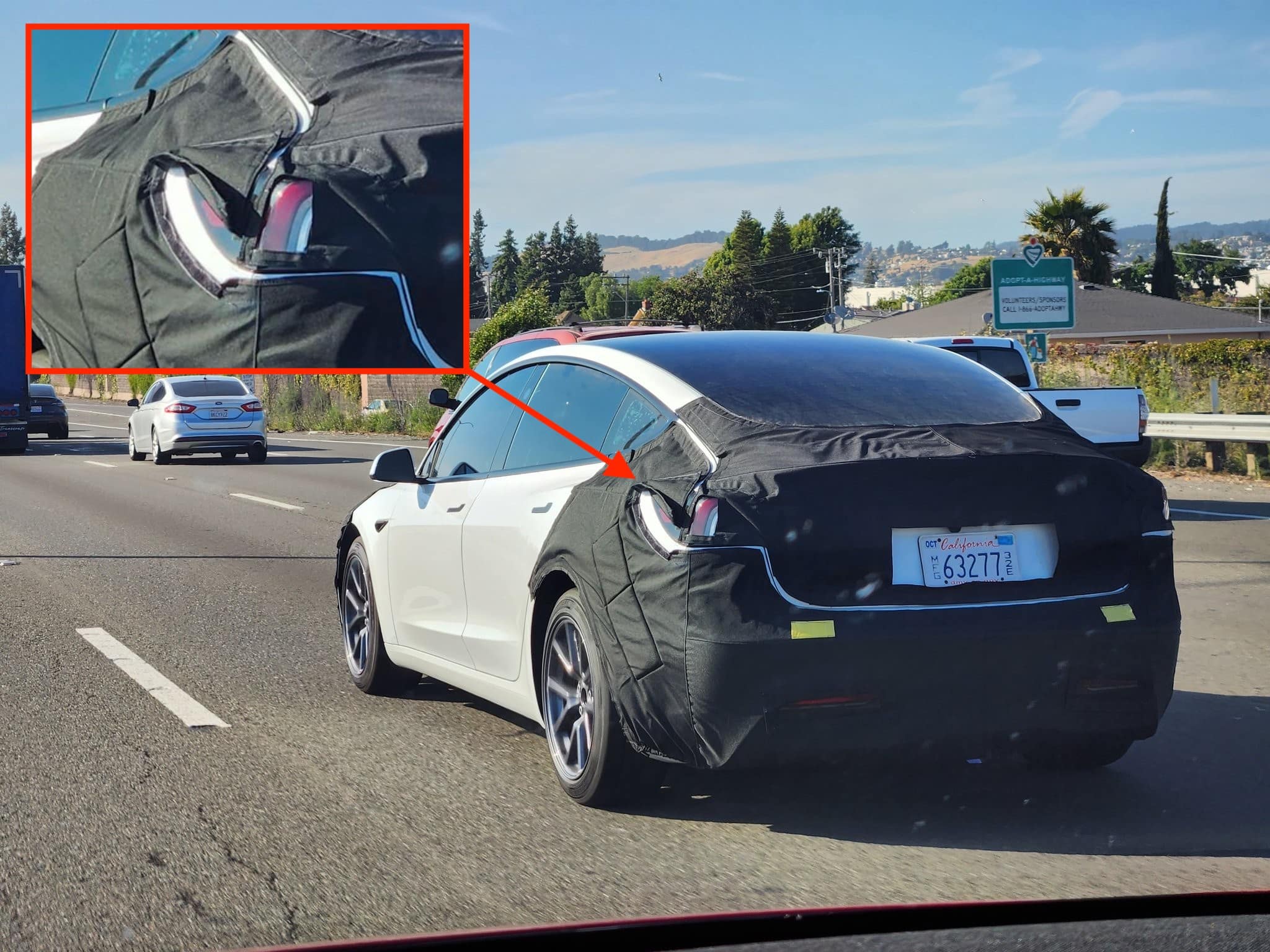 tesla model 3 highland rear fog lights