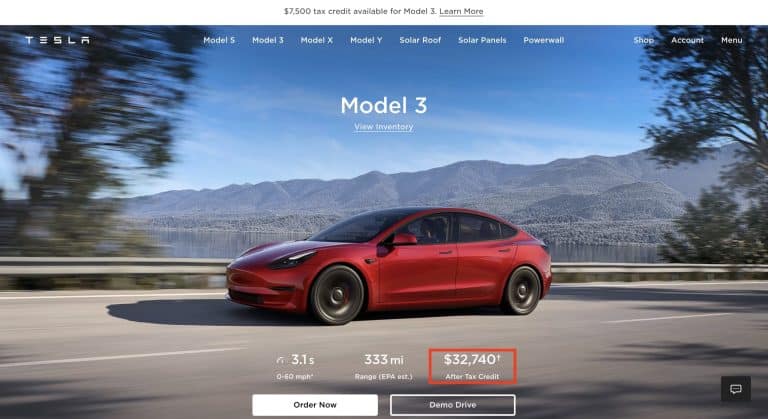 Tesla starts promoting Model 3 and Model Y’s IRA-adjusted prices