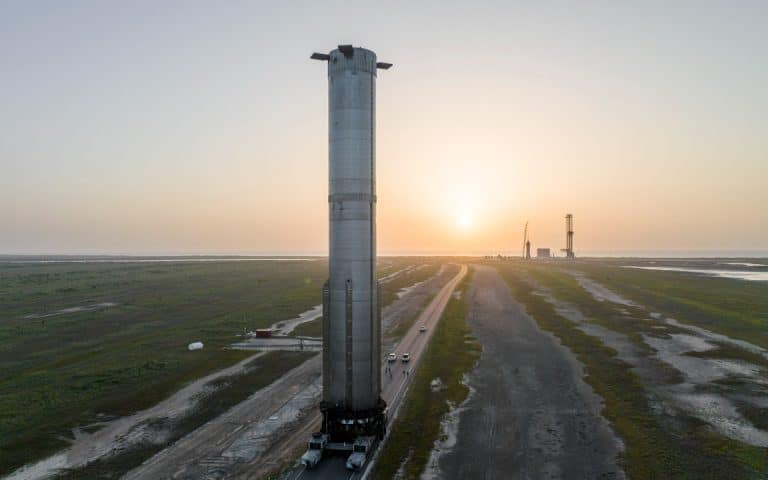 SpaceX relocates Booster 9 to the Orbital Launch Mount