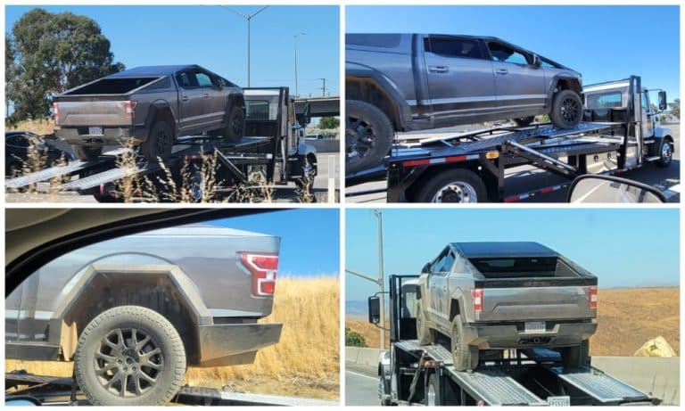 Tesla’s Cyber-F-150 continues its journey in California