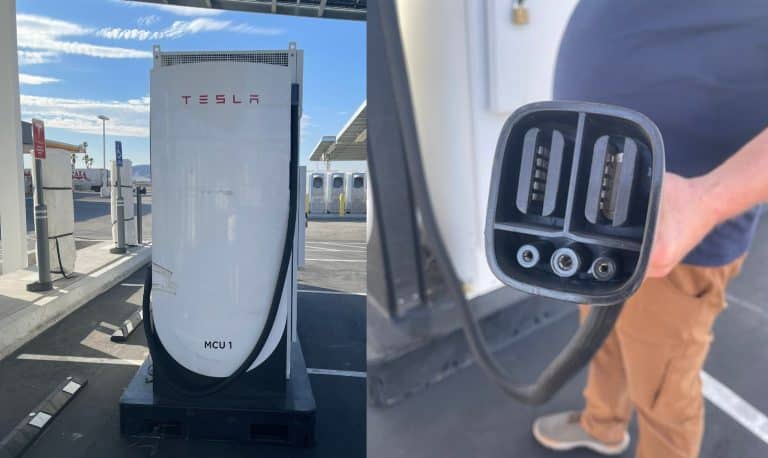 Sighting of Tesla’s Megacharger sparks speculations about Cybertruck compatibility.
