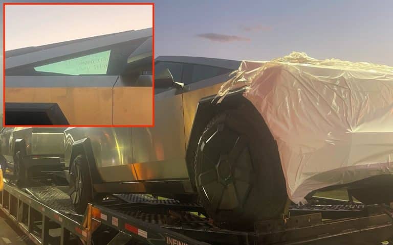 Tesla Cybertruck Spotted En Route for Evident Crash Testing