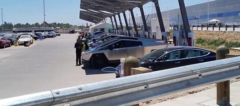 Tesla Cybertruck’s Supercharging and Crash Testing Hint at Upcoming Launch