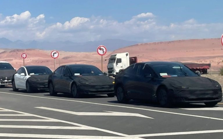 Tesla Model 3 ‘Highland’ Fleet Spotted Undergoing High-Temperature Testing in China