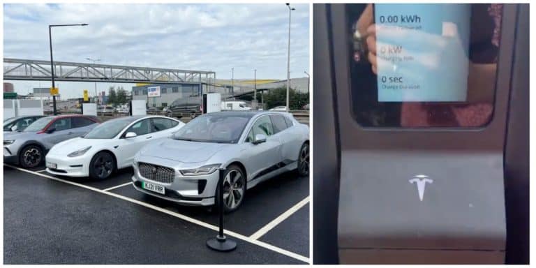 Tesla Debuts World’s First Contactless Payment V4 Supercharger in UK