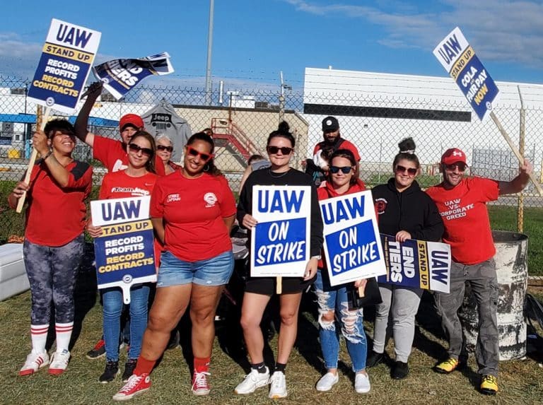 Trump claims electric vehicle shift will kill jobs, so UAW talks don’t matter
