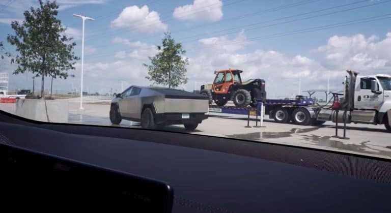 Elon Musk took Hungary President for a Cybertruck test drive