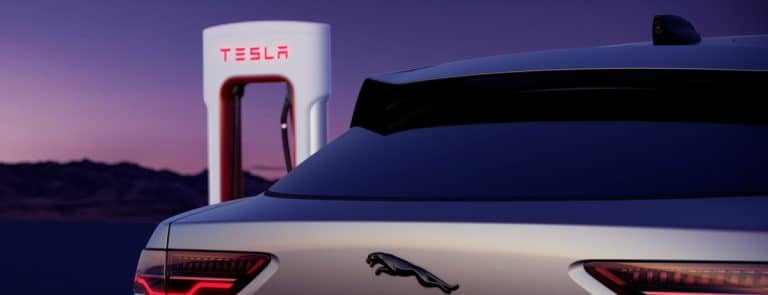 Jaguar signs with Tesla to adopt electric vehicle charging standard