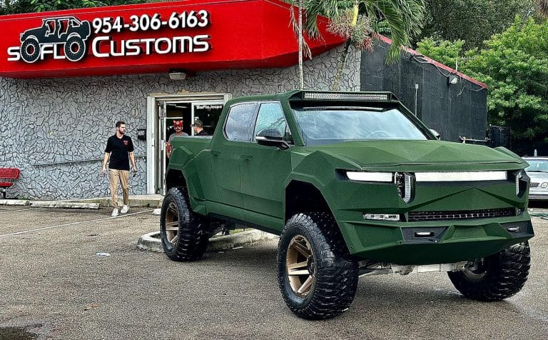 Rivian R1T gets serious off-road treatment–now it looks like the Cybertruck’s less triangular cousin