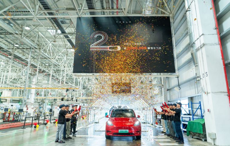 Tesla China celebrates 2 million vehicle production at Giga Shanghai