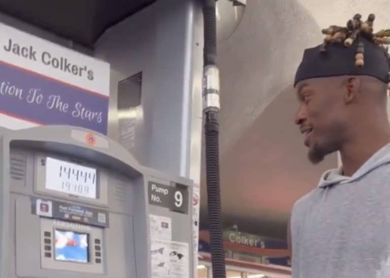 NBA star Jimmy Butler pledges to go electric after gas station shock