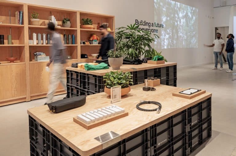 Rivian opened a new showroom space in Denver, Colorado