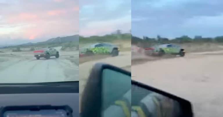 Tesla shares video of twin graffiti-wrapped Cybertrucks testing at Baja